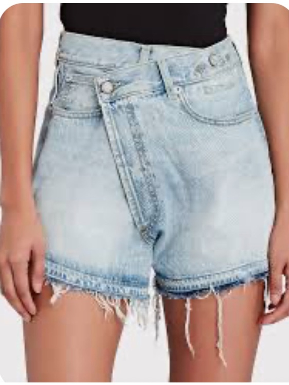 NWT PINYOU LIGHT WASH JEAN SHORT